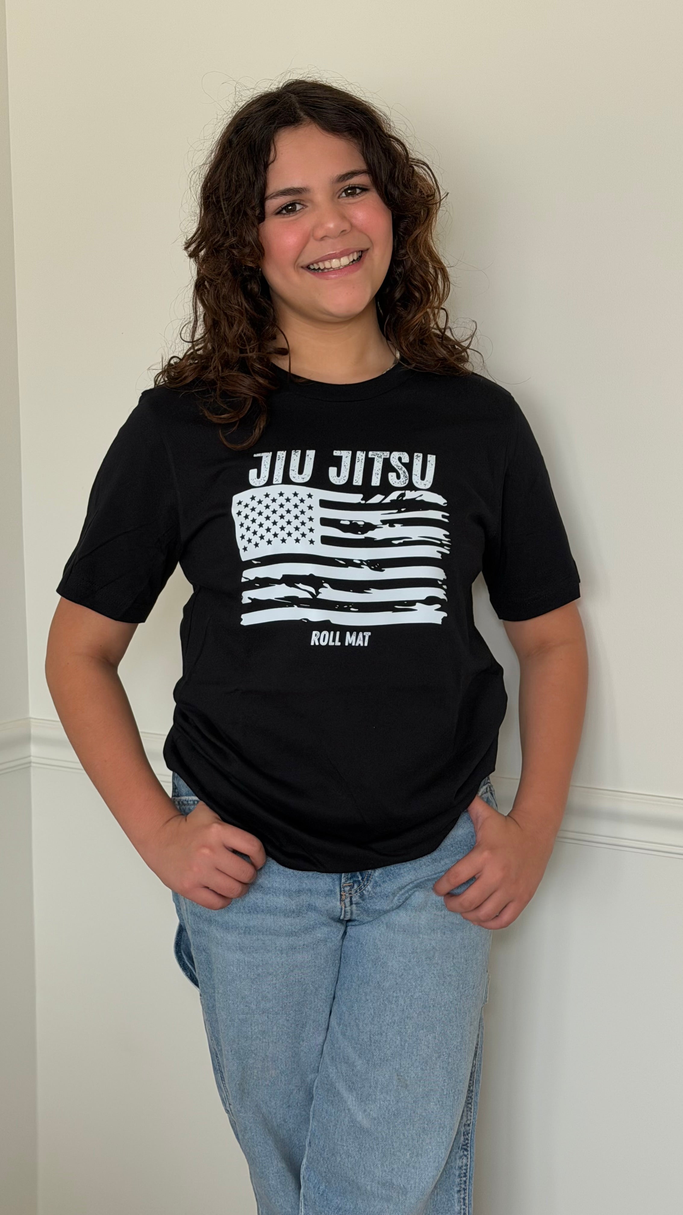 Jiu-Jitsu USA Flag T-Shirt – Adult