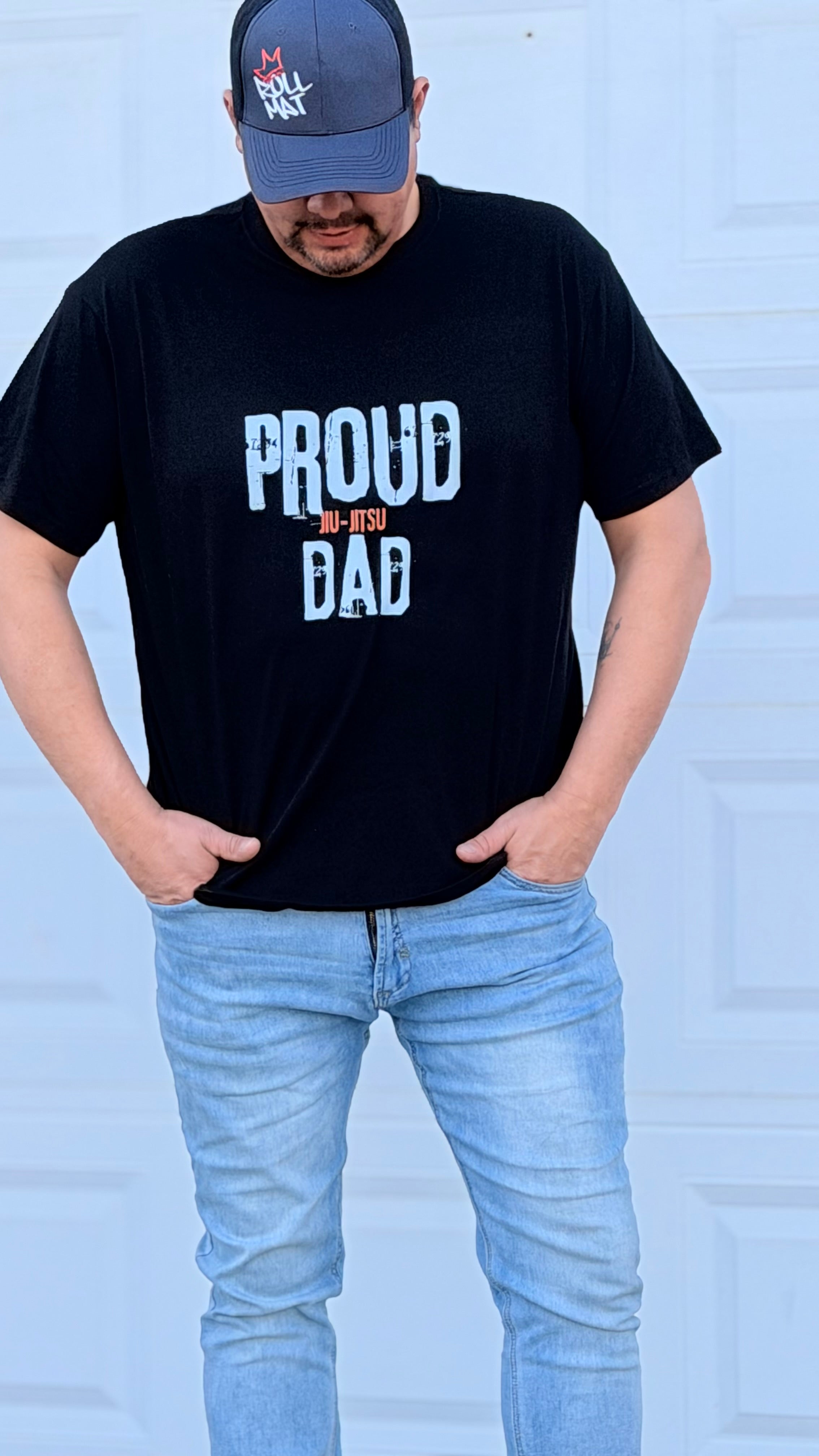 Proud Jiu-Jitsu Dad T-Shirt – Roll Mat®