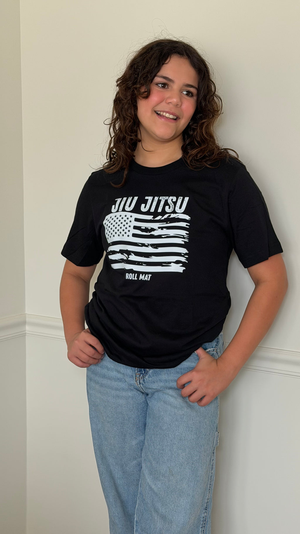Kids Jiu-Jitsu USA Flag T-Shirt